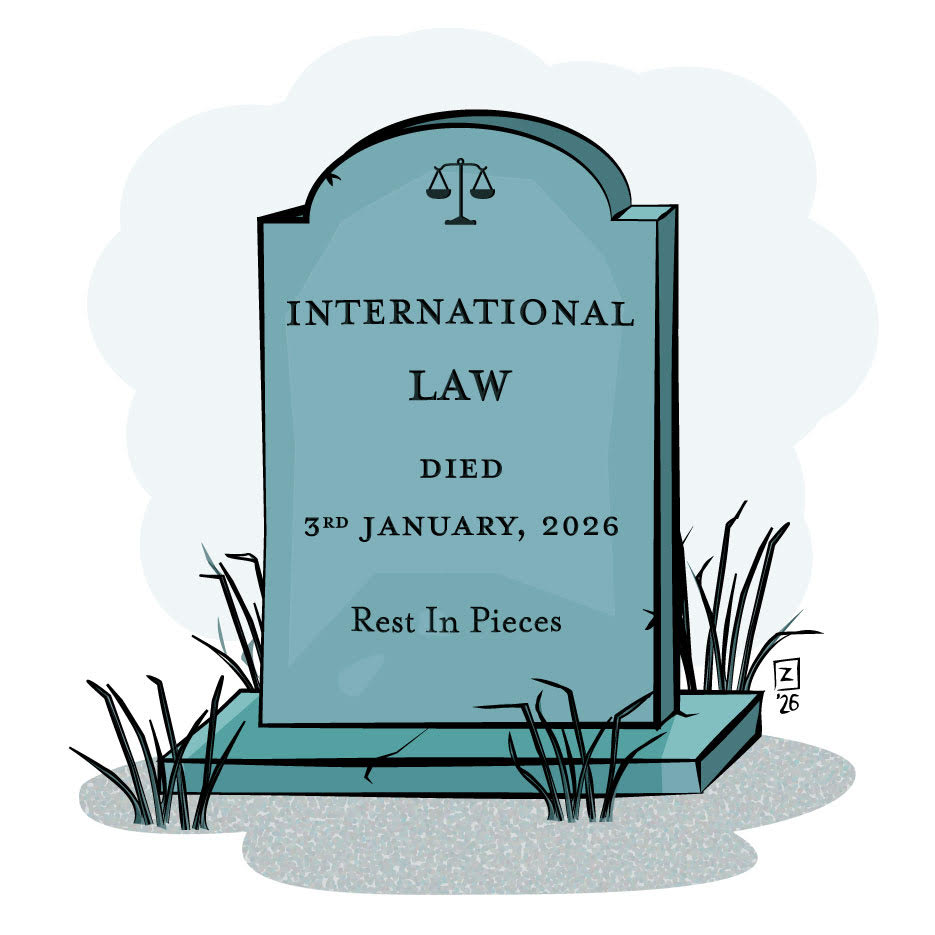 tombstone for international law